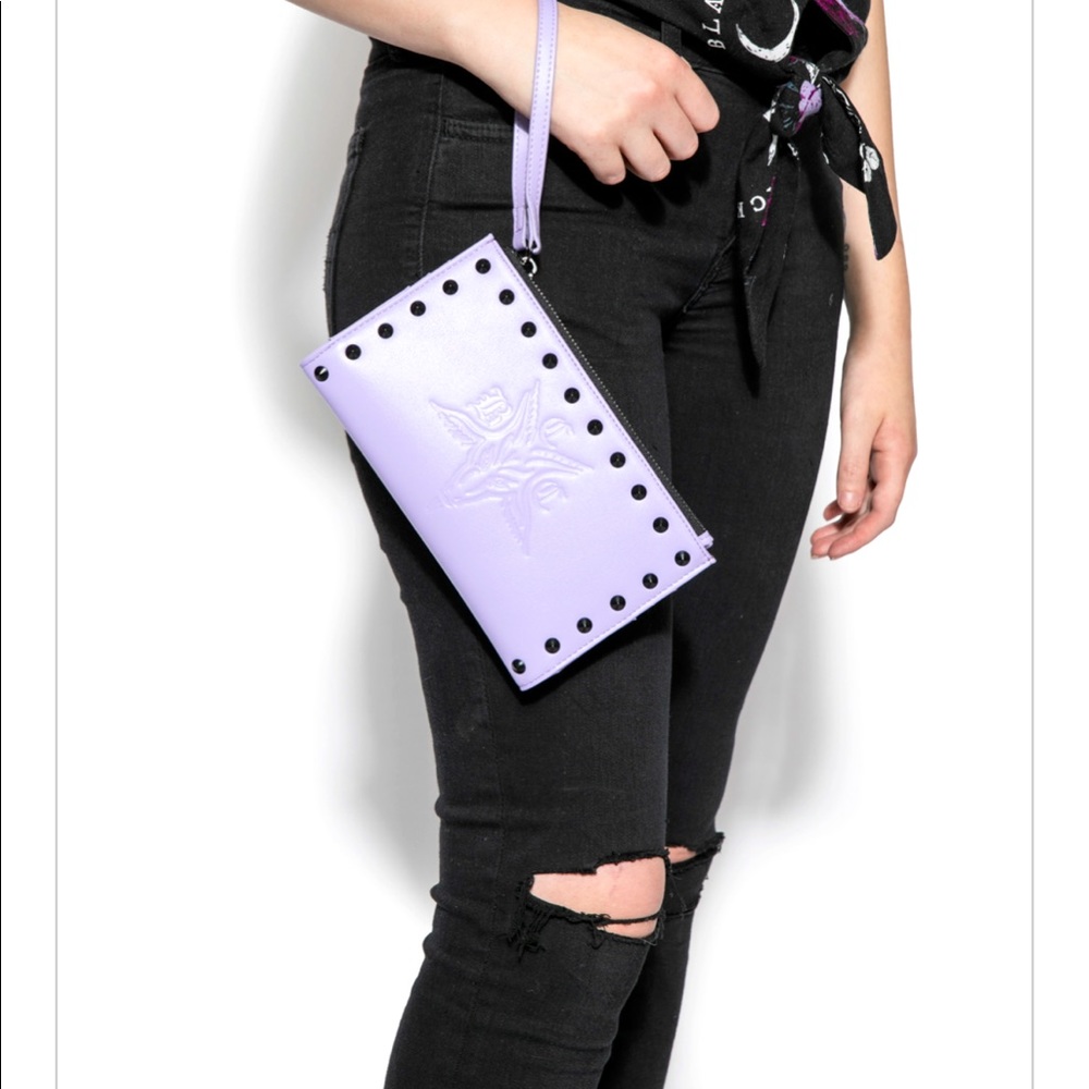 Blackcraft Cult Purple Goat - Wristlet Pouch